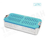 کانتینر ابزار جراحی آلومینیومی DAYAN 28.5*13.5*6cm رنگ آبی
