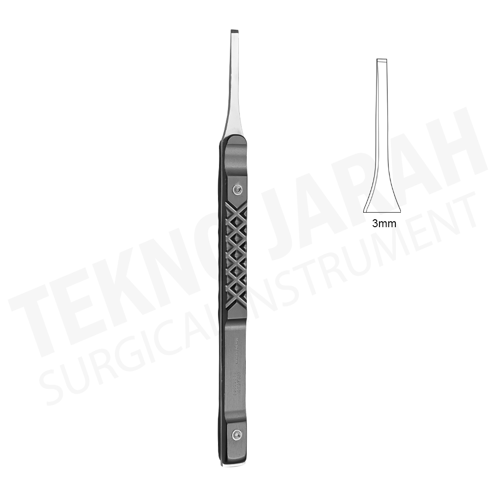 osteotome-esxternal-handle-flat-plus-3-mm-dayan استئوتوم اکسترنال دسته تخت پلاس dayan 3mm