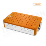 کانتینر ابزار جراحی آلومینیومی DAYAN 28.5*18*6cm رنگ نارنجی